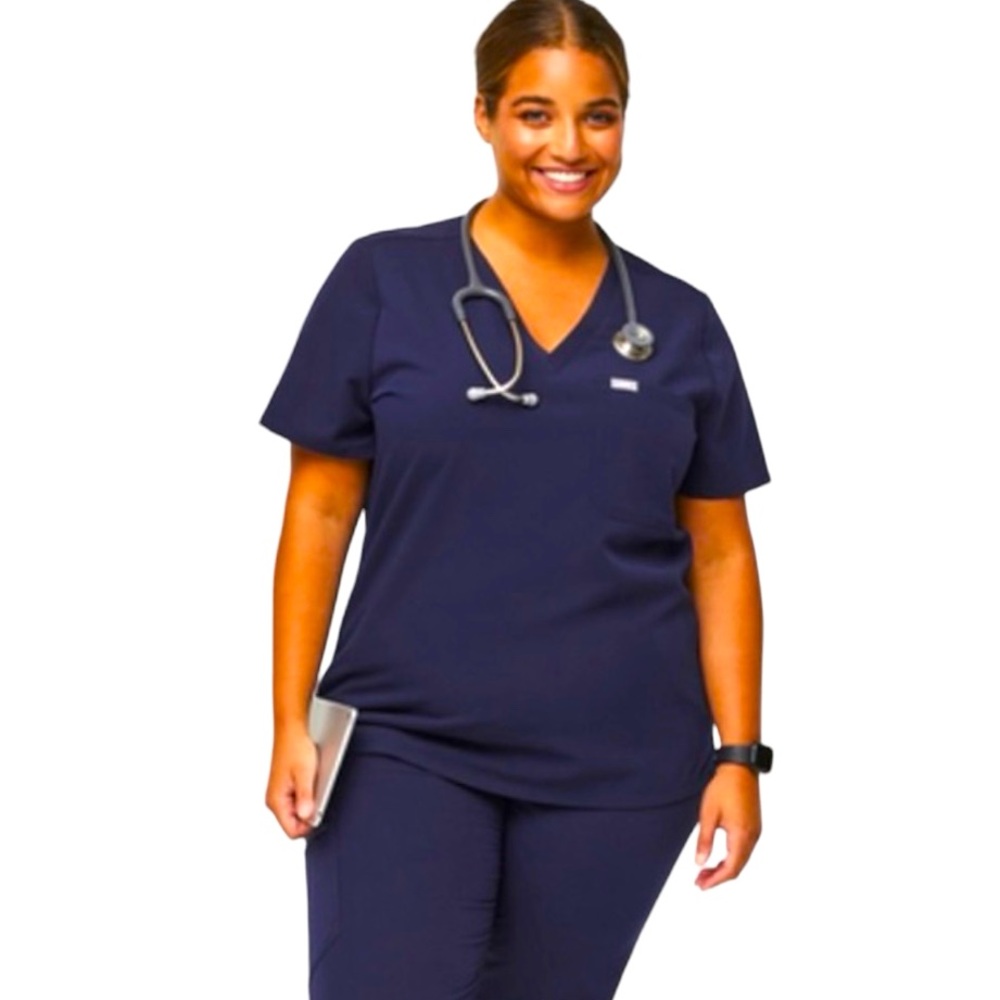 FIGS Catarina Classic fit soft Stretch Medical Scrub Top & Bottom